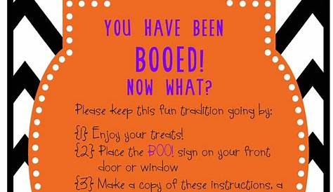 Put A Bird On It: You've Been Booed! {free printable}