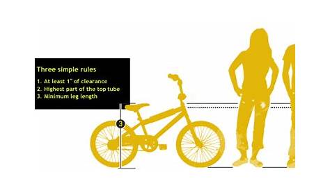 height chart for bikes
