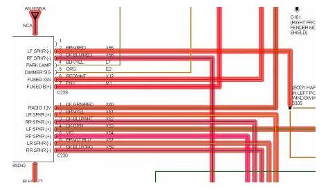 diagram radio wiring for dodge ram