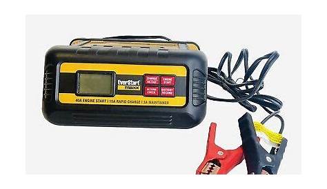 EverStart Maxx 15 Amp Battery Charger and Maintainer with 40 Amp Engine