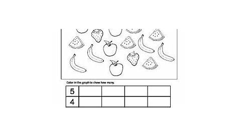 graphing for kindergarten worksheet