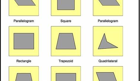 geometry quadrilaterals worksheets
