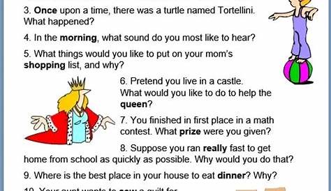 Writing Prompts for 3rd Grade : Fun and Language Practice!