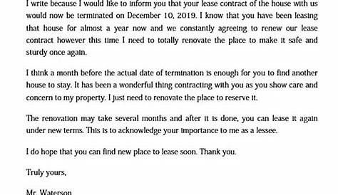 17+ Lease Termination Letter Example for Doc, PDF, and Word | Mous Syusa