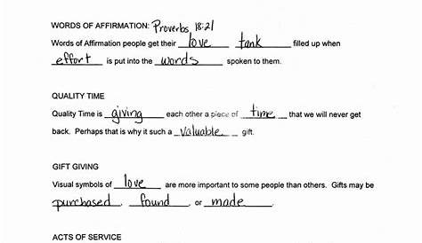 5 Love Languages Worksheet New Owatonna Mops the 5 Love Languages Oct