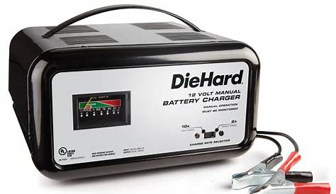 DieHard 10 Amp Manual Battery Charger: Power Up in No Time With Sears