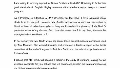 sample special education teacher recommendation letter