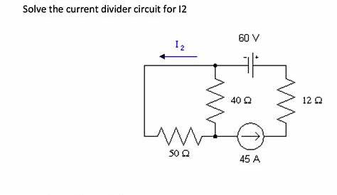current divider formula for series circuit