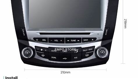 Estereo Android Dvd Gps Honda Accord 2003-2007 Touch Mirror - $ 8,999.