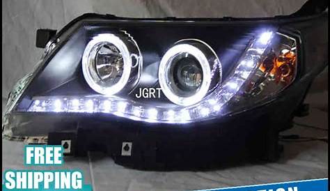 2PCS LED Headlights For Subaru forester 2009 2012 Car Led Lights Double