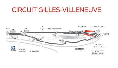 33 Circuit Gilles Villeneuve Map - Maps Database Source