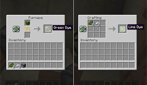 how to get lime dye in minecraft
