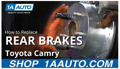 How to Replace Rear Brakes 11-17 Toyota Camry | 1A Auto