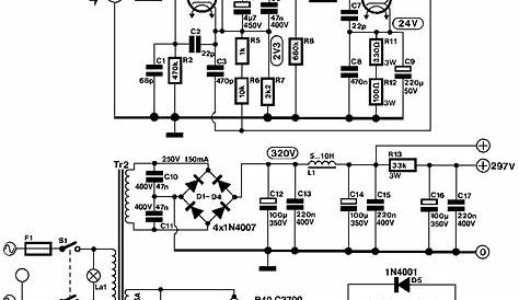 Ecc83 Tubes Stereo Preamlifikator.circuit Diagram