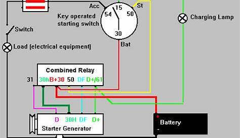 generator starter wiring diagram