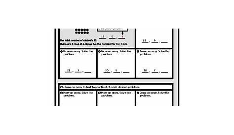 Division - Dividing with Arrays - Grades 2-3 (2nd-3rd Grade) | TpT