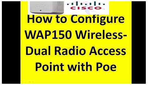Cisco Access Point Initial IP Configuration WAP 150/321 | Cisco Wap 150