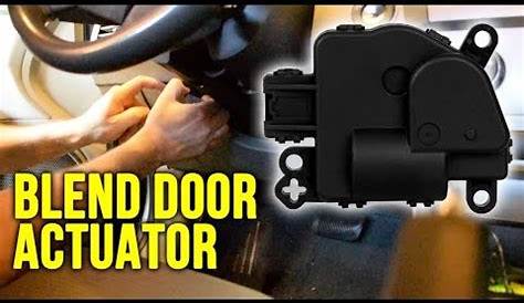 How to Replace Blend Door Actuator on Dodge Avenger - YouTube