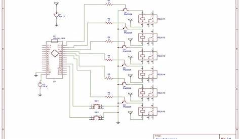esp8266 relay module schematic