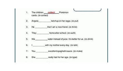 Subject & verb agreement worksheets | K5 Learning