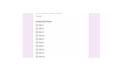 google forms worksheet