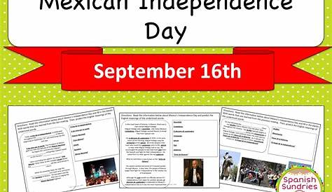 mexican independence day worksheets