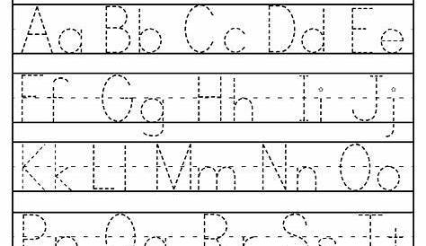 Alphabet Tracing Worksheets A-Z Free Printable PDF | Tracing worksheets