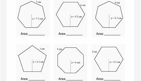 hexagon worksheet for kindergarten