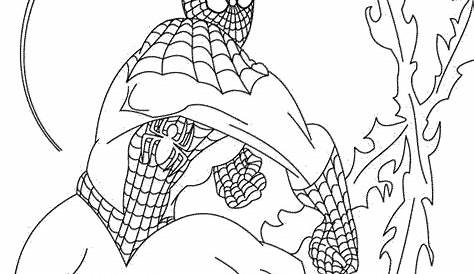 spider man coloring sheets printable
