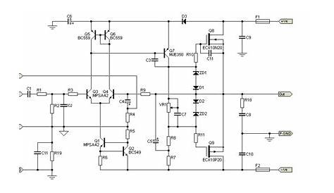 Mosfet Power Amplifier Circuit Diagram : First Simple Mosfet Amplifier