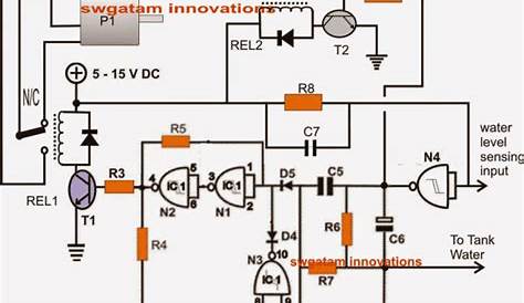 automatic water pump controller circuit diagram pdf