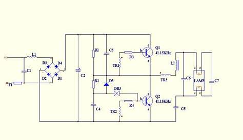 cfl circuit diagram working