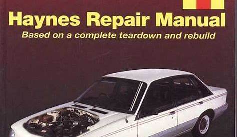 holden commodore repair manual