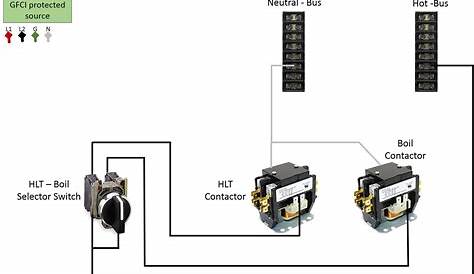 Two Pole Contactor Wiring Diagram - Wiring Diagram