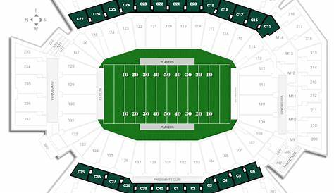 seating chart lincoln financial field