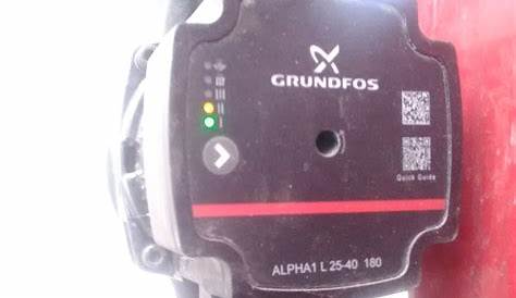 Simple grundfos home heating system pump status indicator - Arduino