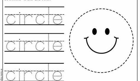 Circle Trace.JPG | Shapes preschool, Shapes worksheets, Shapes kindergarten