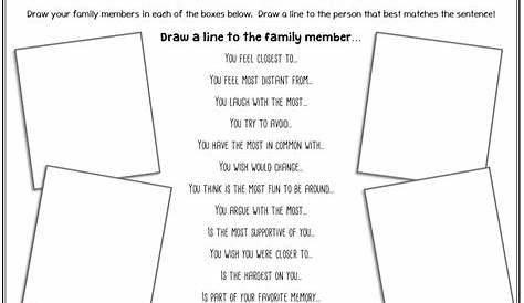Family Therapy Worksheets Communication - worksSheet list
