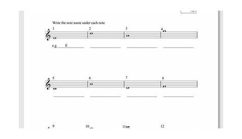 music theory worksheets