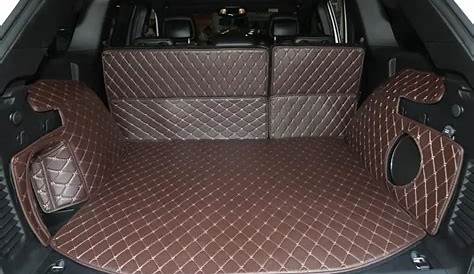 High quality! Special trunk mats for New Jeep Grand Cherokee WK2 2017