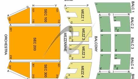 robinson center seating map