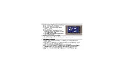 Trane Thermostat User Manuals Download | ManualsLib