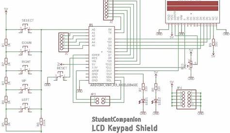 lcd keypad shield circuit diagram