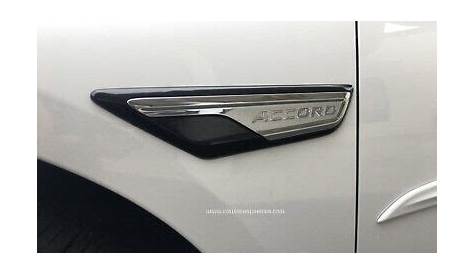 2018-2022 Genuine Honda Accord Black Fender Accent Garnish Emblems