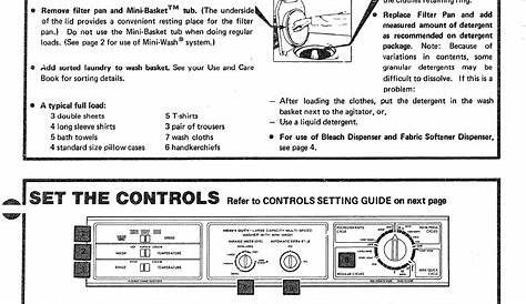 GE Washer WWA8360V User Guide | ManualsOnline.com