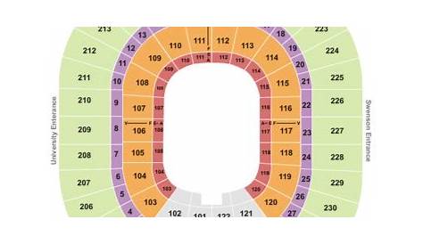thomas and mack seating chart with seat numbers