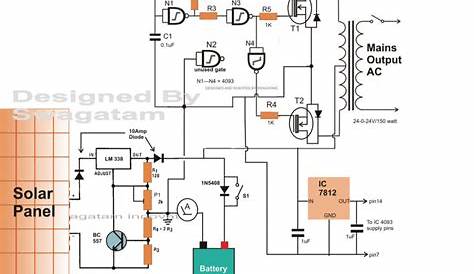 200 watt solar inverter circuit diagram