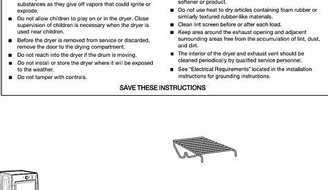 owners manual for maytag dryer mde3500ayw
