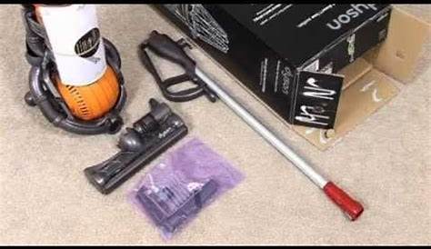 Getting started with your new Dyson DC25 or DC29 upright vacuum cleaner