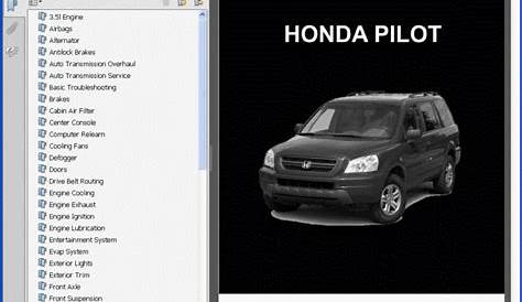 Honda Pilot 2016 Owners Manual